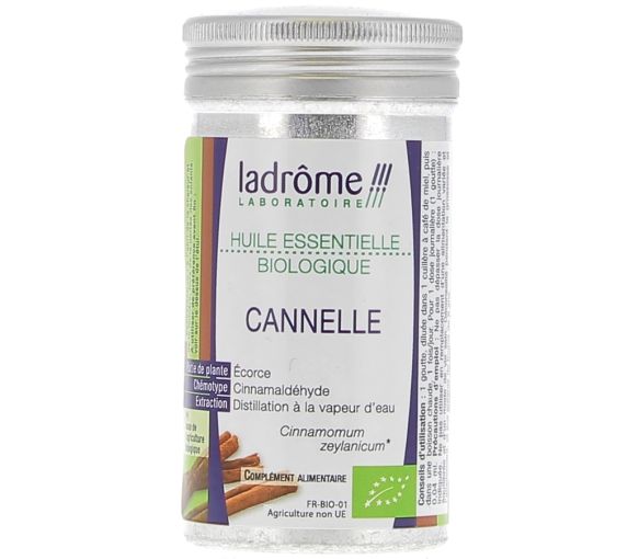 Bio Zimt ätherisches Öl Ladrôme - Flasche mit 5 ml