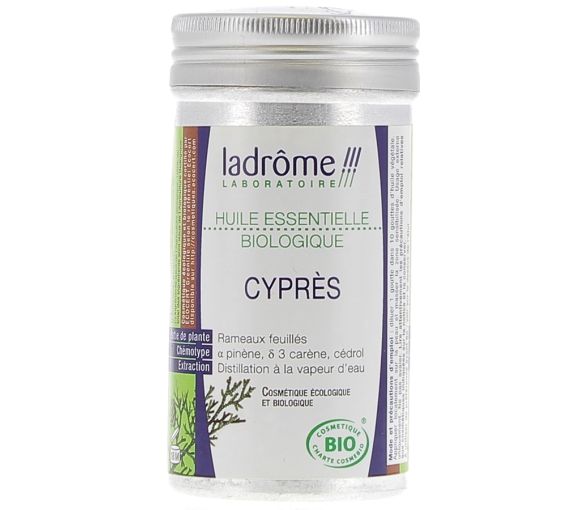 Bio-Zypressenöl Ladrôme - Flasche mit 10 ml
