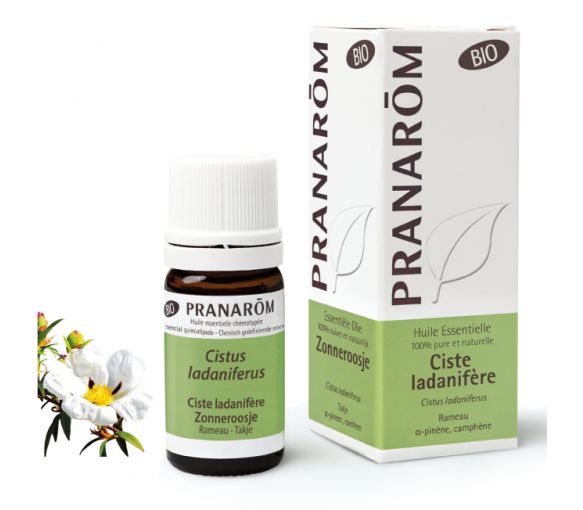Bio Cistrose ätherisches Öl Pranarôm - Flasche mit 5 ml