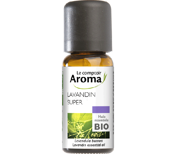 Ätherisches Öl von Lavandin super bio Le Comptoir Aroma - Flasche mit 10 ml