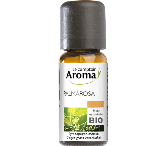 Bio Palmarosa ätherisches Öl Le Comptoir Aroma - Flasche mit 10 ml
