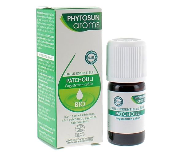 Ätherisches Öl von Bio-Patchouli Phytosun Arôms - Flasche mit 5 ml