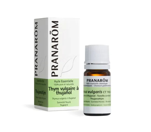 Thymus vulgaris Thujanol ätherisches Öl Pranarôm - Flasche mit 5 ml