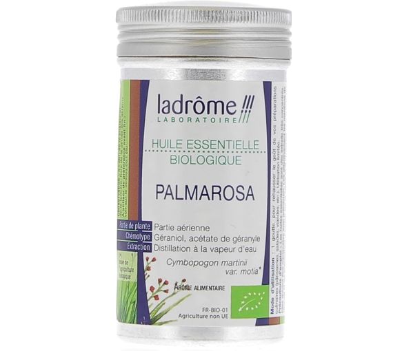 Palmarosa ätherisches Öl Ladrôme - Flasche mit 10 ml