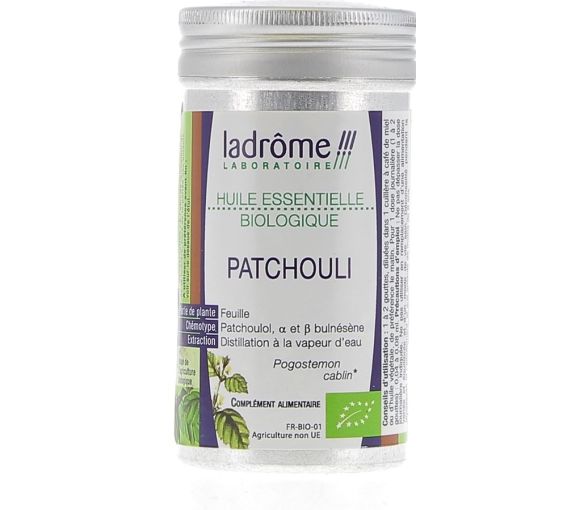 Ätherisches Bio-Patchouli-Öl Ladrôme - Flasche mit 10 ml