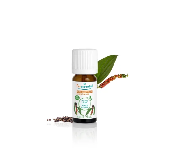 Bio ätherisches Öl aus schwarzem Pfeffer Puressentiel - Flasche mit 5 ml - image 1