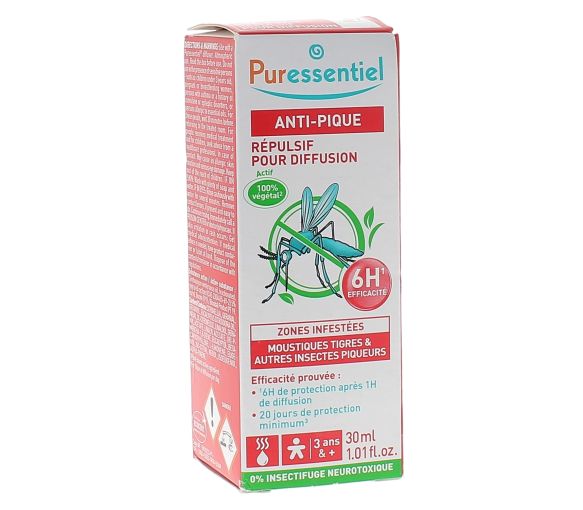 Anti-Stich Repellent zur Diffusion Puressentiel - Flasche mit 30 ml