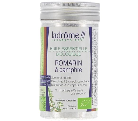 Bio Ladrôme Kampfer-Rosmarin ätherisches Öl - 10 ml Flasche