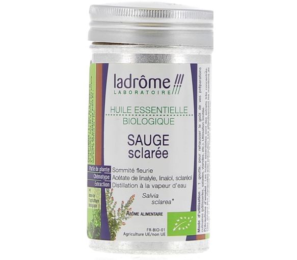 Bio-Salbei ätherisches Öl Ladrôme - Flasche mit 10 ml