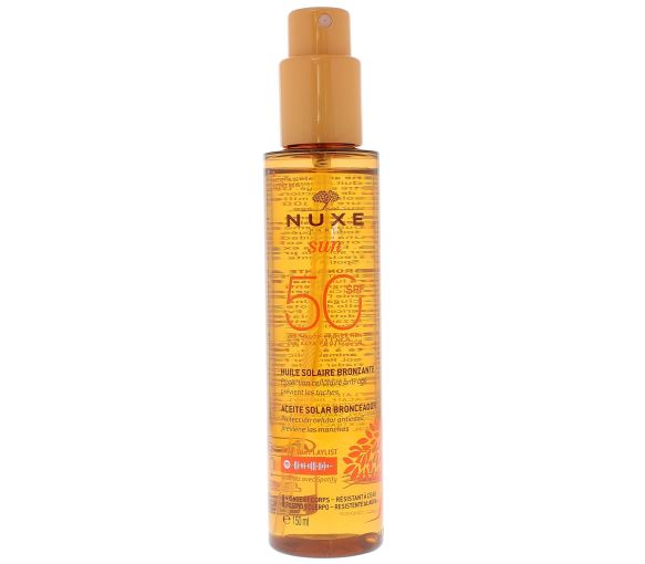 Sonnenbräunungsöl für Gesicht und Körper SPF50 Nuxe - Spray mit 150 ml - image 1