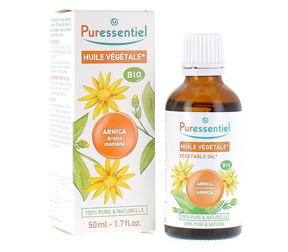 Bio-Arnika-Pflanzenöl Puressentiel - Flasche mit 50 ml