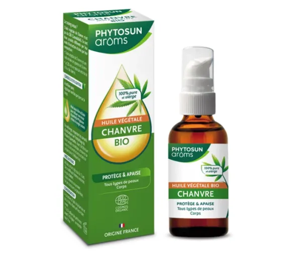 Bio-Hanf-Pflanzenöl Phytosun arôms - Pumpflasche 50 ml - image 1