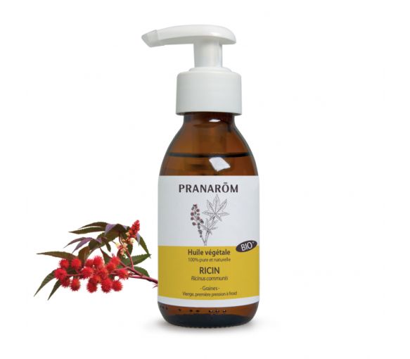 Bio-Rizinusöl Pranarôm - Flasche mit 100 ml