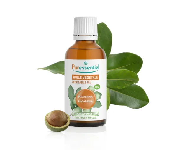 Bio-Macadamia-Pflanzenöl Puressentiel - Flasche mit 50 ml