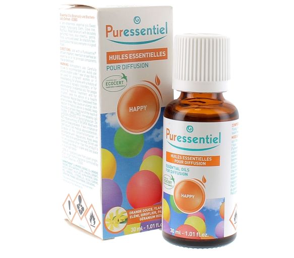 Happige ätherische Öle zur Diffusion Puressentiel - Flasche mit 30 ml