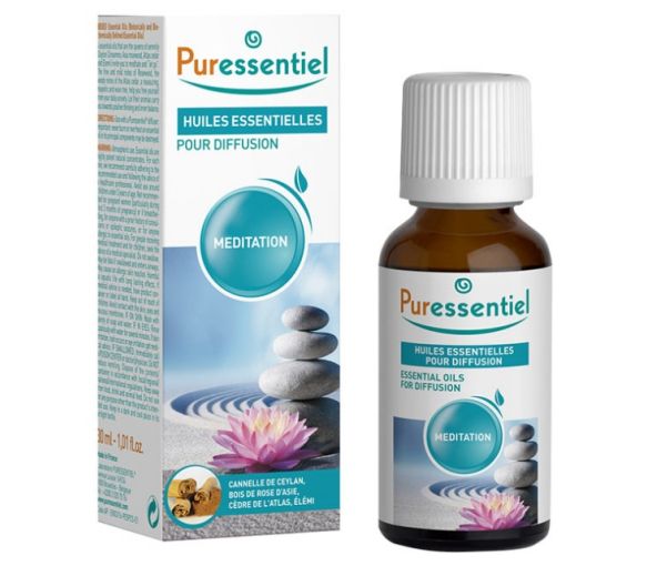 Ätherische Öle Meditation zur Diffusion Puressentiel - Flasche mit 30 ml