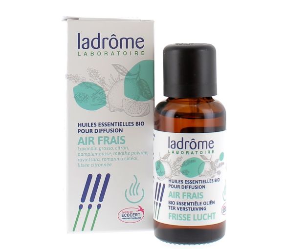 Bio ätherische Öle zur Diffusion Air Frisch Ladrôme - Flasche mit 30 ml