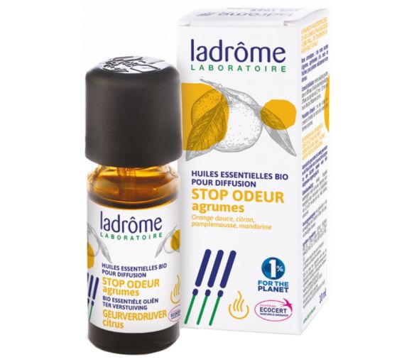 Bio ätherische Öle zur Diffusion Stop Geruch Zitrus Ladrôme - Flasche mit 10 ml