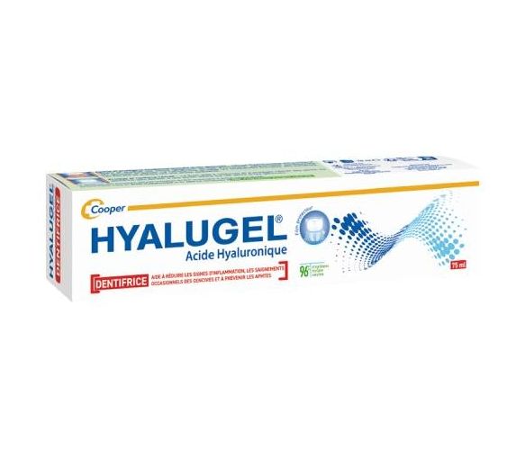 Hyalugel Zahnpasta mit Hyaluronsäure Cooper - Tube mit 75 ml - image 1