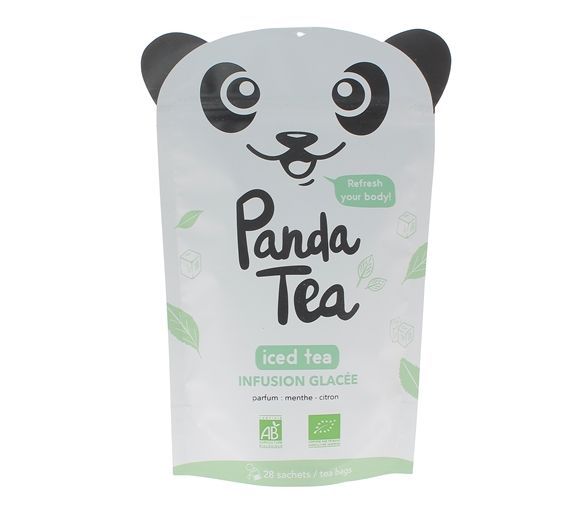 Eistee Detox Minze Zitrone Panda Tea - 28 Beutel