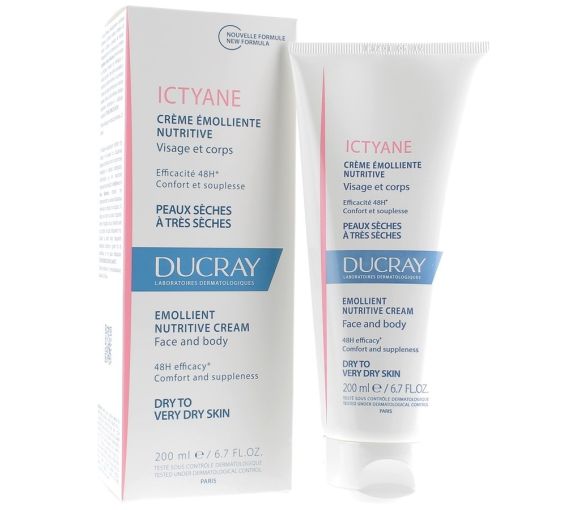 Ictyane Emolliente Feuchtigkeitscreme Ducray - Tube mit 200 ml - image 1