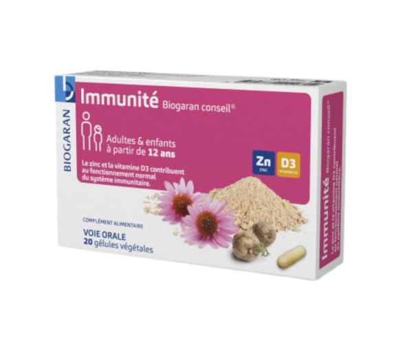 Immunität Biogaran - Packung mit 20 pflanzlichen Kapseln - image 1