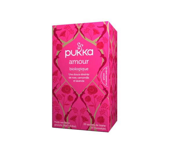Infusion Liebe (Love) BIO Pukka - Schachtel mit 20 Beuteln