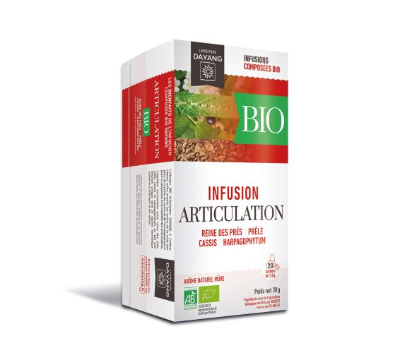 BIO-Infusion Gelenk Aroma Brombeere Dayang Tradition - Box mit 20 Beuteln