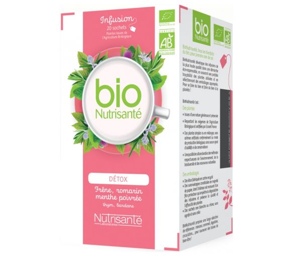 Bio Detox-Tee Nutrisanté - Box mit 20 Beuteln