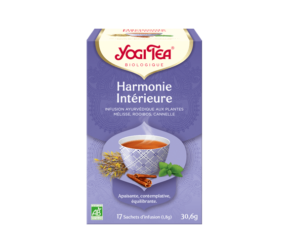 Ayurvedischer Tee Innere Harmonie Yogi Tea - Box mit 17 Beuteln