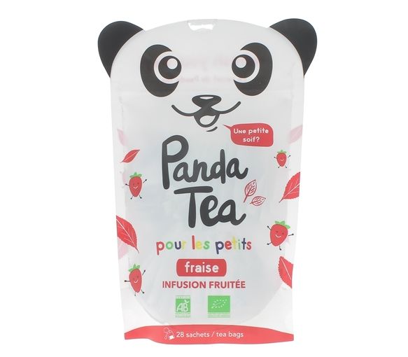 Infusion Erdbeere für die kleinen Panda Tea - 28 Beutel