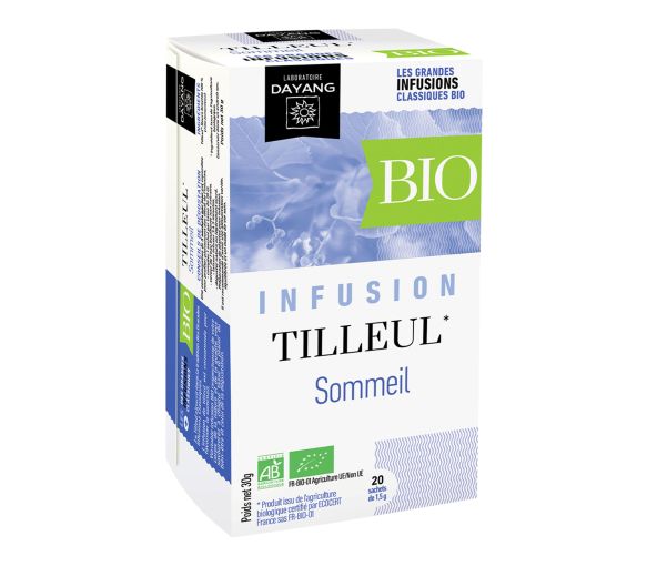 Bio-Lindenblüten-Tee Schlaf Dayang - Box mit 20 Beuteln