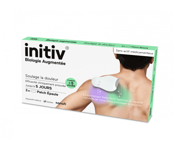 Initiv Schulter-Schmerzlinderungs-Pflaster Sanofi - Packung mit 3 Pflastern - image 1
