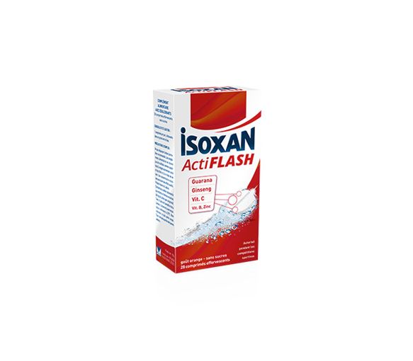 Isoxan actiFlash - Packung mit 28 Brausetabletten