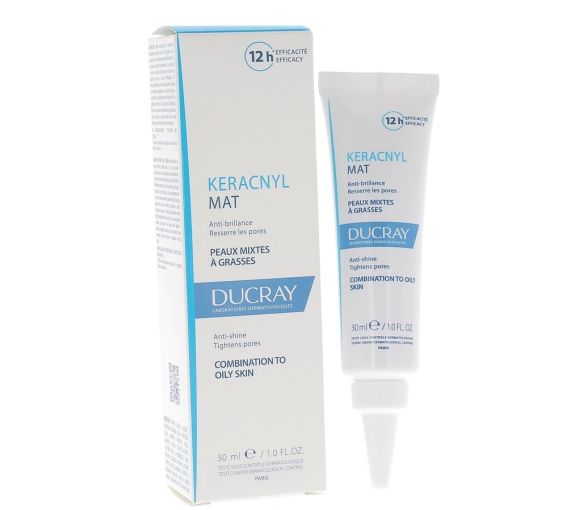 Keracnyl Mattierende Creme gegen Glanz für Mischhaut bis fettige Haut Ducray - Tube mit 30 ml - image 1