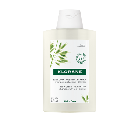 Extra-sanftes schützendes Hafermilch-Shampoo Klorane - 200 ml Flasche