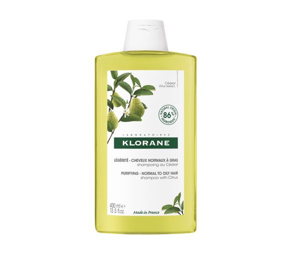 Shampoo mit Cedrat-Pulpe Leichtigkeit Klorane - Flasche mit 400 ml - image 1