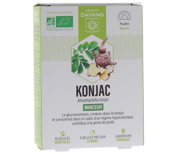 Konjac Abnehm-Bio Dayang - Packung mit 45 Kapseln - image 1