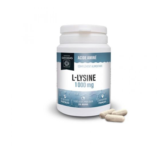 L-Lysin 1000mg Dayang - Dose von 60 Kapseln - image 1