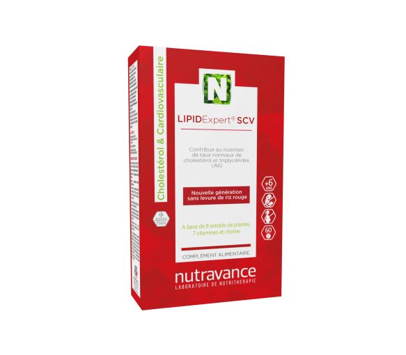 LIPIDExpert SCV Nutravance - Packung mit 60 Tabletten