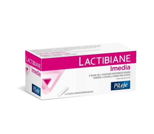 Lactibiane imedia Mikrobiota Pileje - Packung mit 4 orodispersiblen Sticks