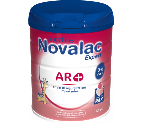 Babynahrung 1. Alter 0-6 Monate AR+ Novalac - Dose mit 800 g