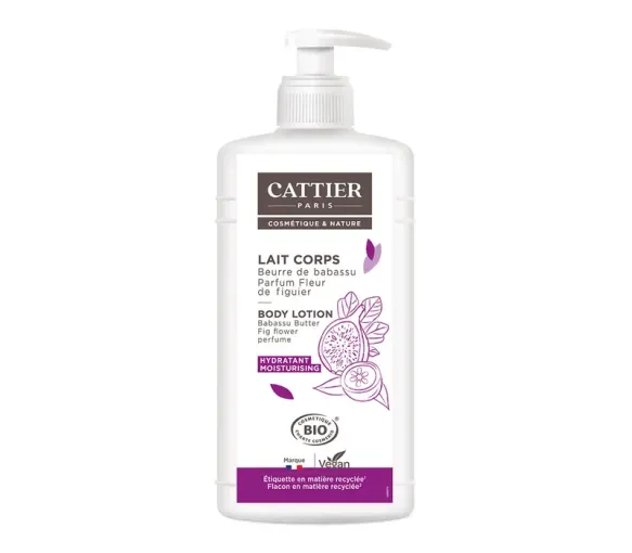 Körpermilch feuchtigkeitsspendend Duft Feigenblüte Cattier - Pumpflasche 500 ml - image 1