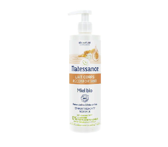 Körpermilch mit Bio-Honig Natessance - Pumpflasche mit 400 ml