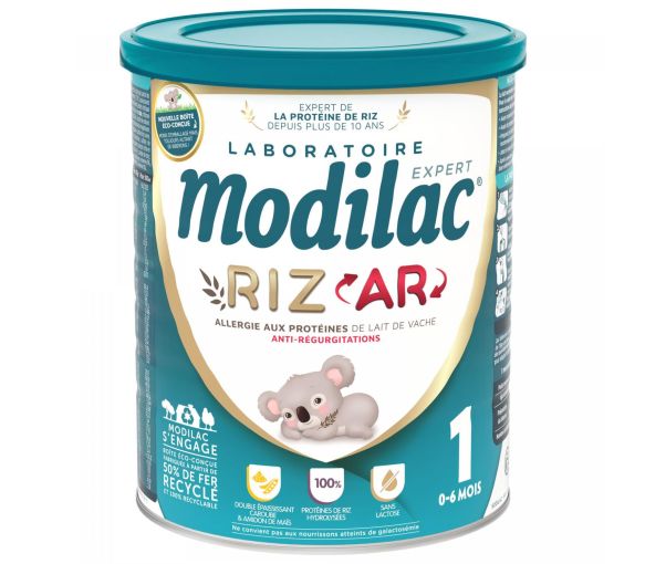 Reisdrinkpulver 1. Alter 0-6 Monate AR Modilac Expert - Dose mit 800 g