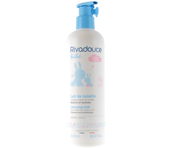 Rivadouce Baby Toilettmilch - Pumpflasche mit 500 ml