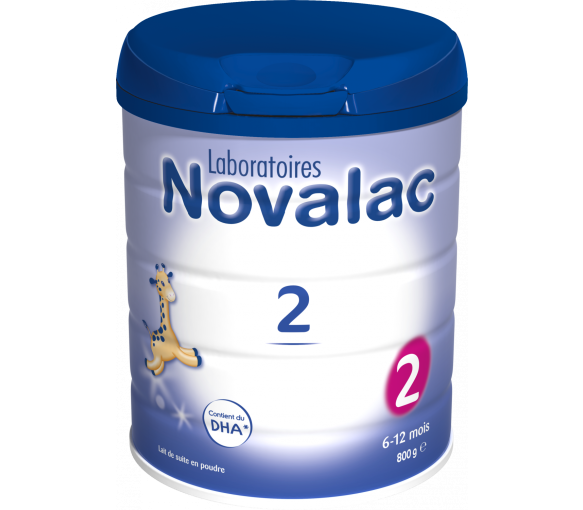 Novalac 2. Alter Stufe Milchpulver von 6 bis 12 Monaten - 800 g Dose