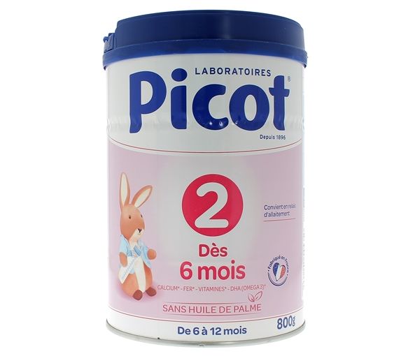 Milchpulver 2. Alter Standard Picot - Dose von 800g