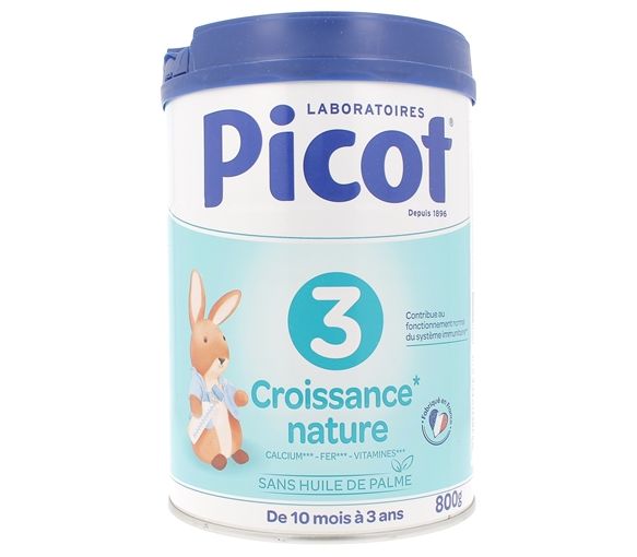 Milchpulver 3. Alter Wachstum Natur Picot - Dose mit 800g
