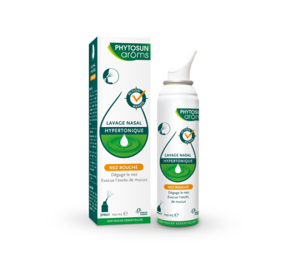 Hypertonische Nasenspülung bei verstopfter Nase Phytosun arôms - Spray mit 100 ml